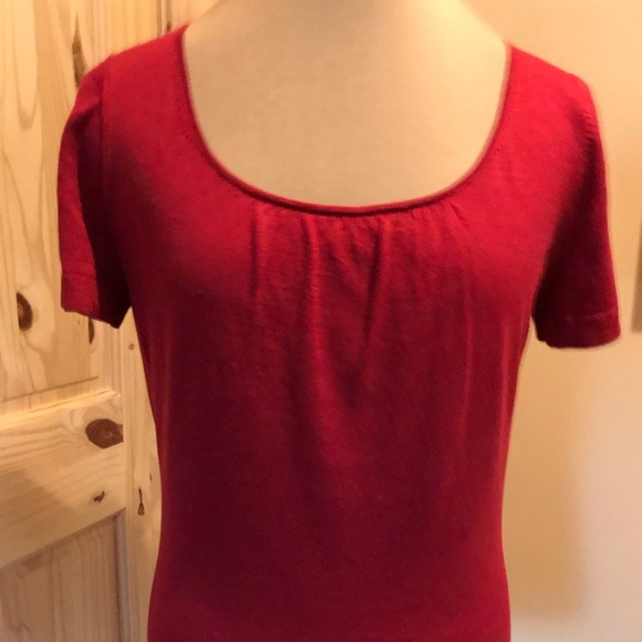 🎁 NWT Lafayette 148 New York S Sleeved Top Size S - Picture 1 of 4